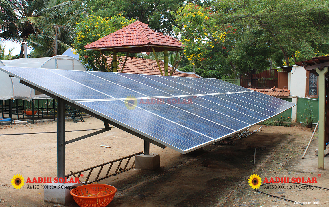 Aadhi Solar Power Plant On Grid