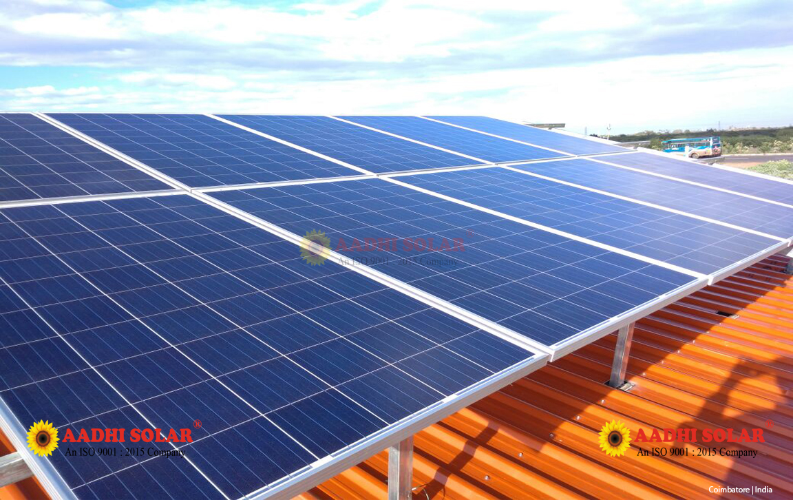 Aadhi Solar Power Plant On Grid