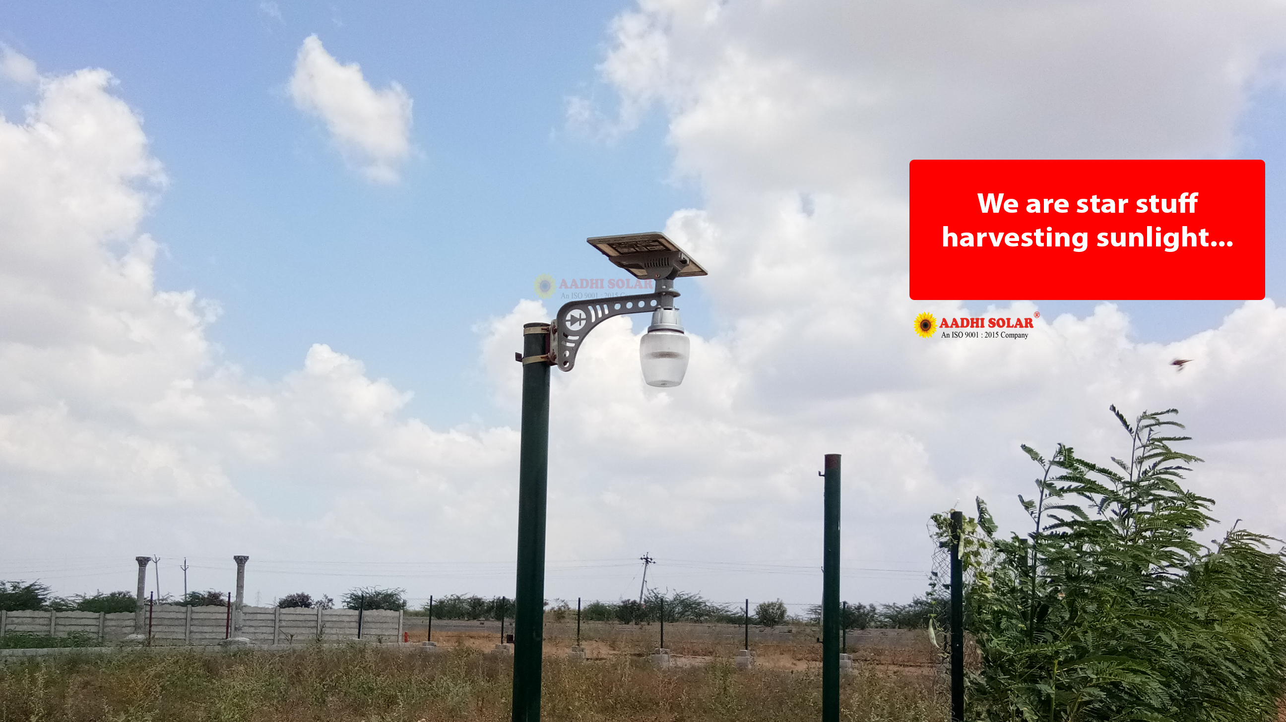 Aadhi Solar  Street Light manufacture in india | Coimbatore | Chennai